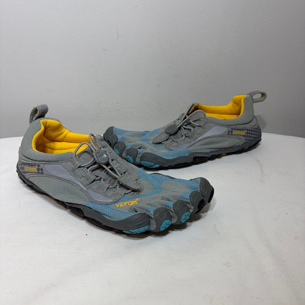 Vibram Fivefingers Shoes Barefoot Running Athletic Bikila Blue Gray W356 38/6
